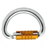 Petzl Omni Triact Lock Karabinerhaken, Silver, One Size