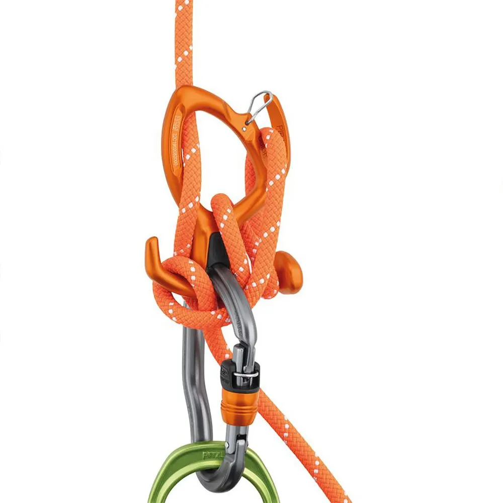Petzl Pirana Guide Abseilgerät, Orange, One Size Petzl Pirana Guide Abseilgerät, Orange, One Size