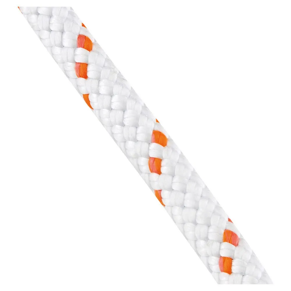 Petzl Pur Line 6 Mm Seil, White / orange, 65m Petzl Pur Line 6 Mm Seil, White / orange, 65m