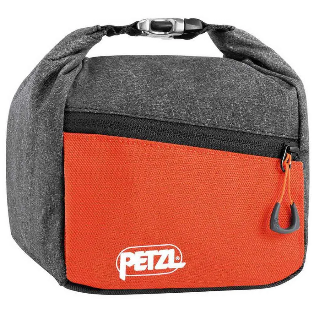 Petzl Sakab Chalkbag, Grey / red, One Size Petzl Sakab Chalkbag, Grey / red, One Size