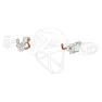 Petzl Sirocco-lichtadapter, Black, One Size