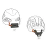 Petzl Sirocco-lichtadapter, Black, One Size