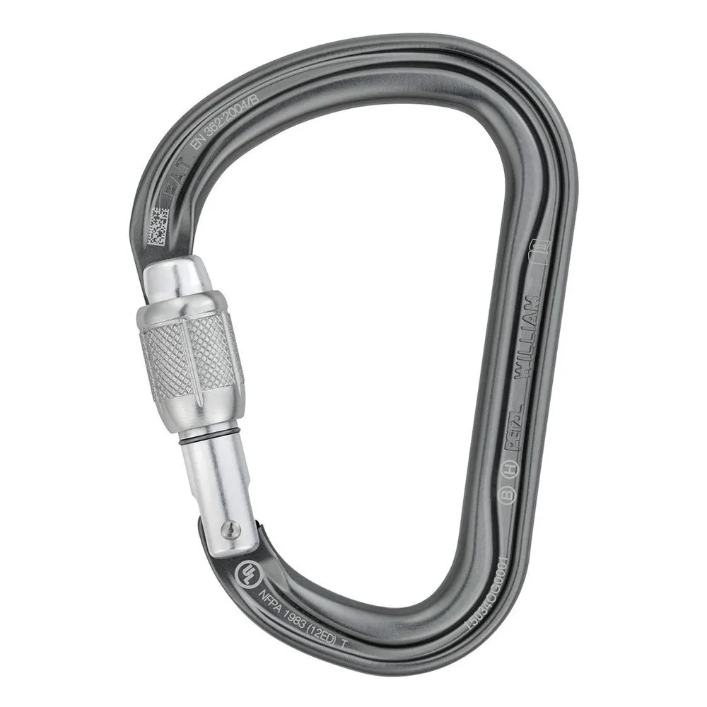 Petzl William Screw Lock Karabinerhaken Petzl William Screw Lock Karabinerhaken