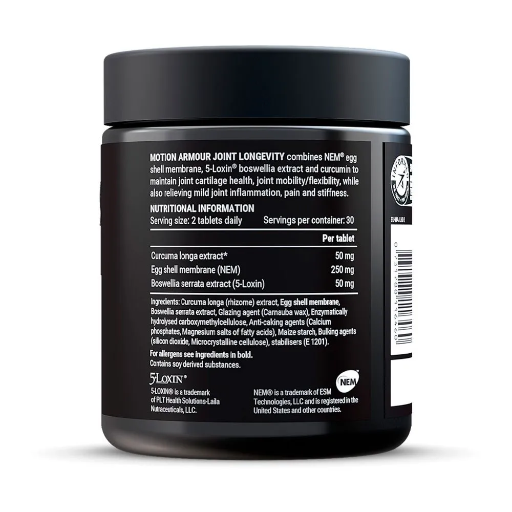 Pillar Performance Motion Armour Joint Longevity Tabletten, One size Pillar Performance Motion Armour Joint Longevity Tabletten, One size