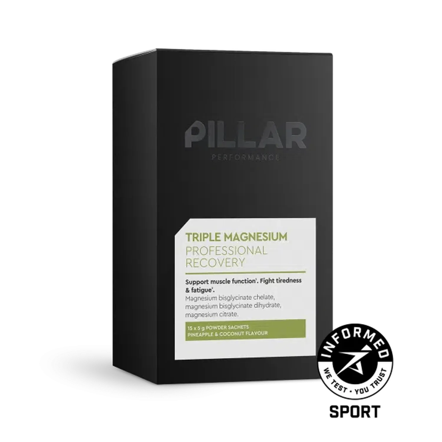 Pillar Performance Professional Recovery Triple Magnesium Travel Pack