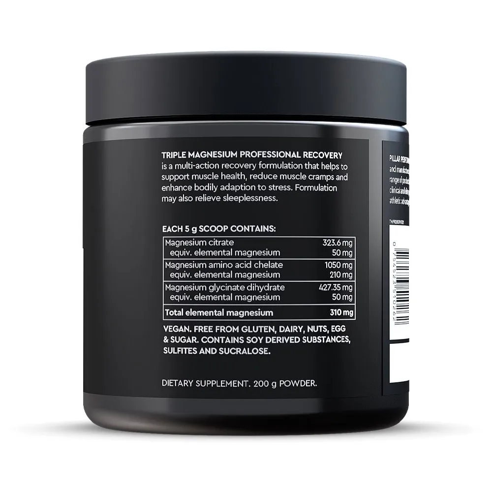 Pillar Performance Triple Magnesium Professional Wiederherstellung Ananas Und Kokos 200g