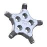 Pilo Thread Star Thread-id, Silver, One Size