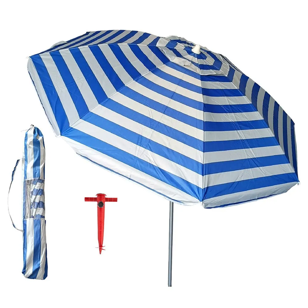 Pincho Aluminium Denia Cindy 11+spike Upf50+ Spike Sonnenschirm 180 Cm, Blue, One Size Pincho Aluminium Denia Cindy 11+spike Upf50+ Spike Sonnenschirm 180 Cm, Blue, One Size