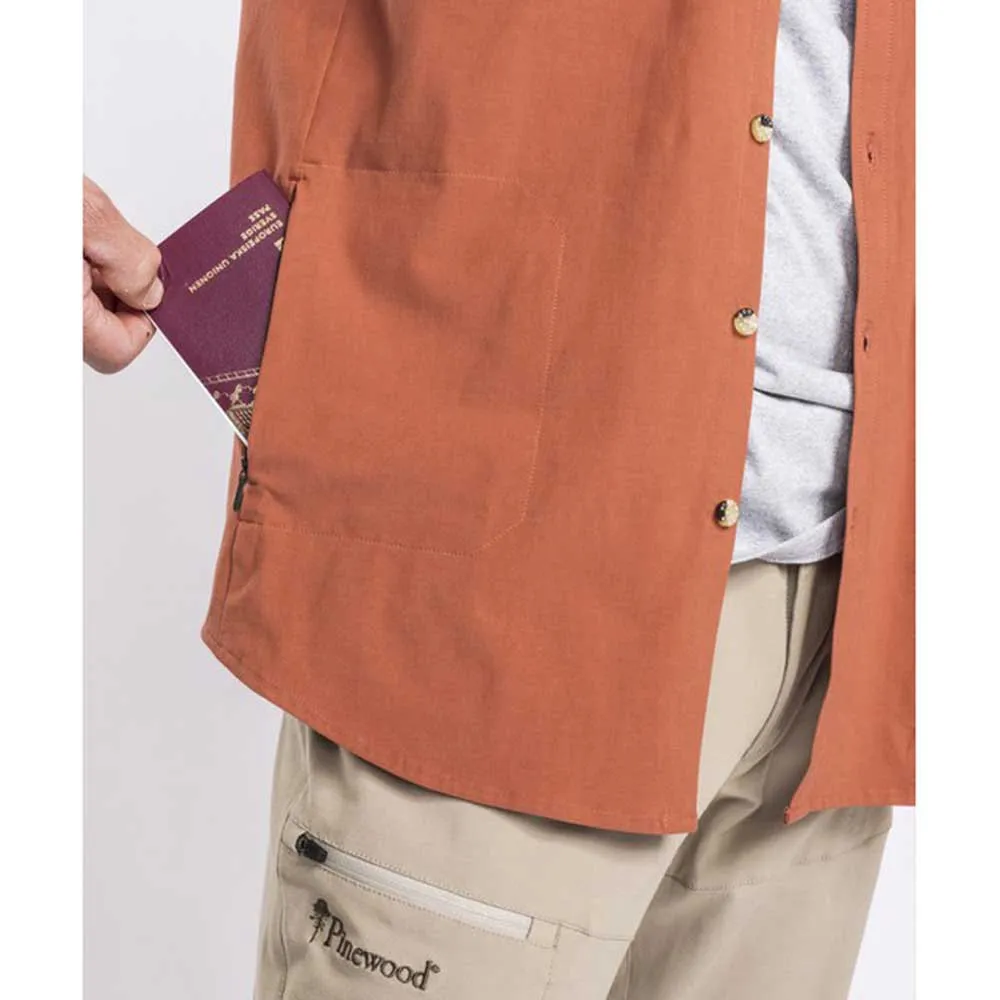 Pinewood Everyday Travel Langarmhemd, Terracotta