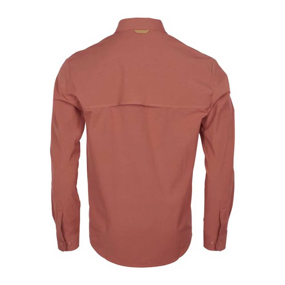Pinewood Everyday Travel Langarmhemd, Terracotta