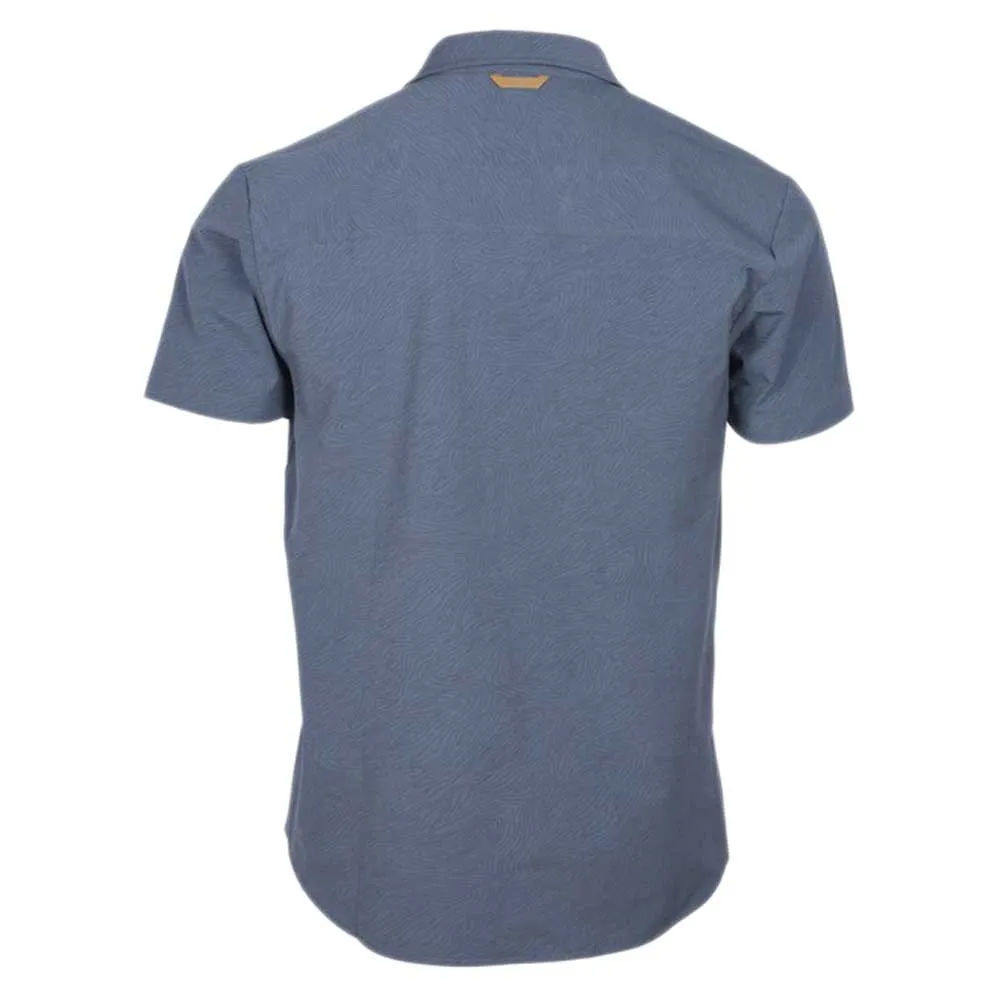 Pinewood Everyday Travel Topo Resort Kurzarmhemd, Dark storm blue Pinewood Everyday Travel Topo Resort Kurzarmhemd, Dark storm blue
