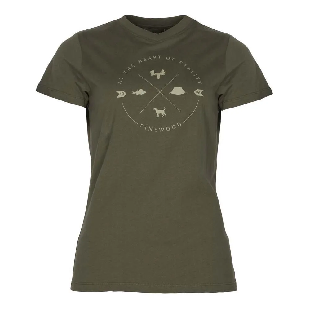 Pinewood Finnveden Trail Kurzarm-t-shirt, Olive Pinewood Finnveden Trail Kurzarm-t-shirt, Olive