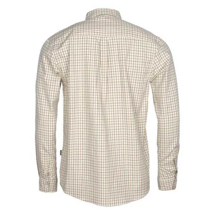 Pinewood Nydala Grouse Langarmhemd, Off white / green Pinewood Nydala Grouse Langarmhemd, Off white / green