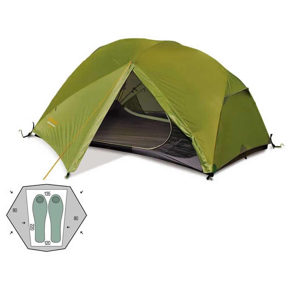 Pinguin Aero 2 Zelt, Green / black, 2PL Pinguin Aero 2 Zelt, Green / black, 2PL