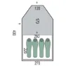 Pinguin Campus 4 Zelt, Green, 4PL