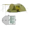 Pinguin Campus 5 Duralu Zelt, Green, 5PL