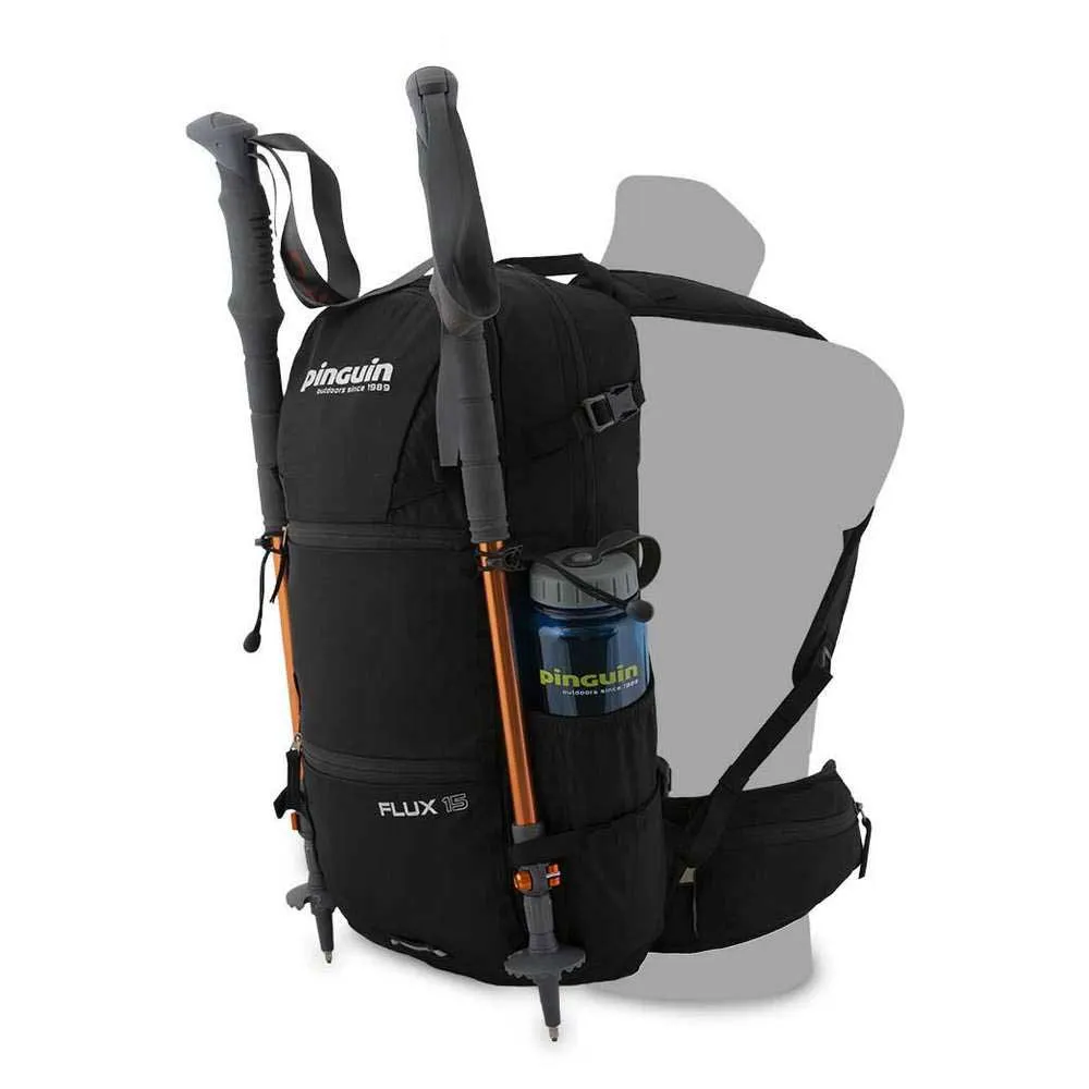 Pinguin Flux 15l Rucksack, Black Pinguin Flux 15l Rucksack, Black
