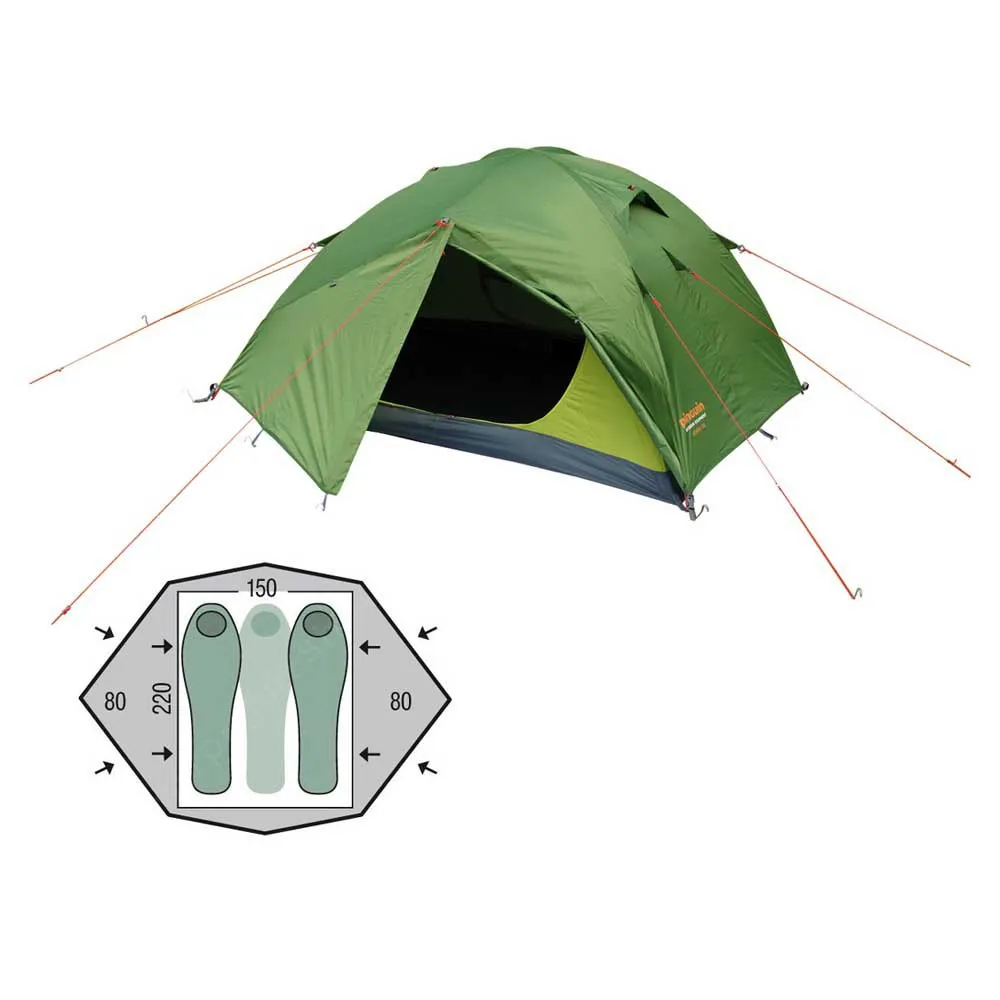 Pinguin Gemini 150 Zelt, Green, 2PL Pinguin Gemini 150 Zelt, Green, 2PL