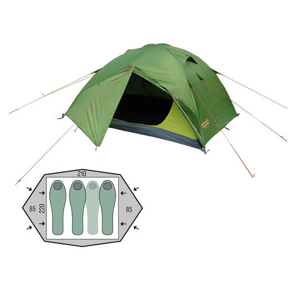 Pinguin Gemini 210 Zelt, Green, 2PL Pinguin Gemini 210 Zelt, Green, 2PL