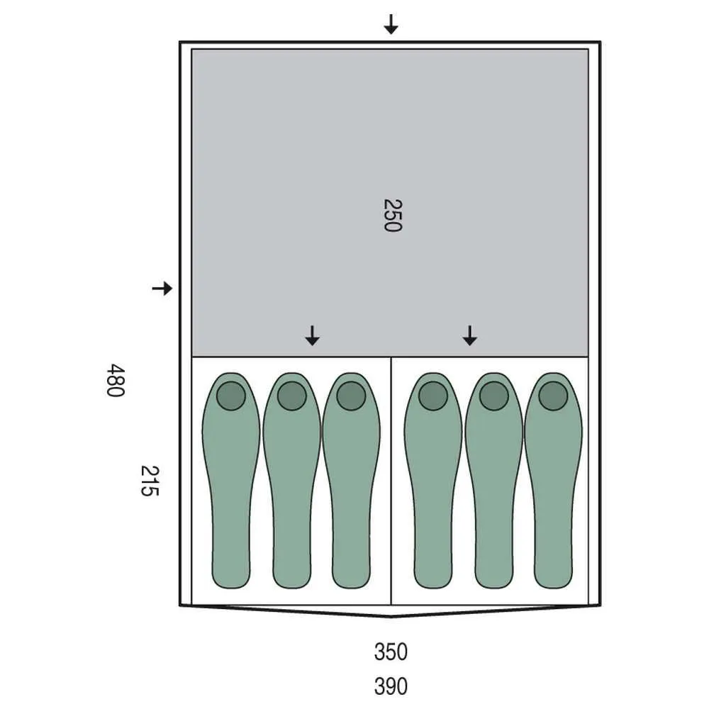 Pinguin Interval 6 Zelt Pinguin Interval 6 Zelt