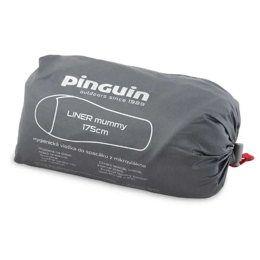 Pinguin Liner Mummy 175 Cm Bivibag, Grey Pinguin Liner Mummy 175 Cm Bivibag, Grey