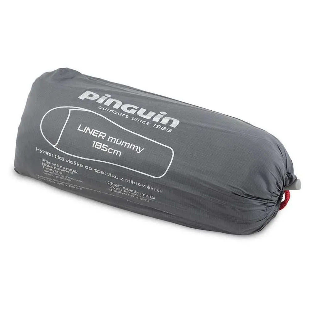 Pinguin Liner Mummy 185 Cm Bivibag, Grey Pinguin Liner Mummy 185 Cm Bivibag, Grey