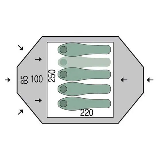 Pinguin Tornado 4 Duralu Zelt, Green, 4PL Pinguin Tornado 4 Duralu Zelt, Green, 4PL
