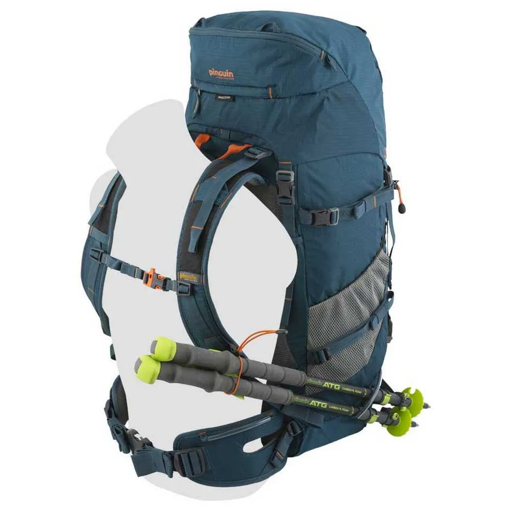 Pinguin Walker 50l Nylon Rucksack, Petrol Pinguin Walker 50l Nylon Rucksack, Petrol