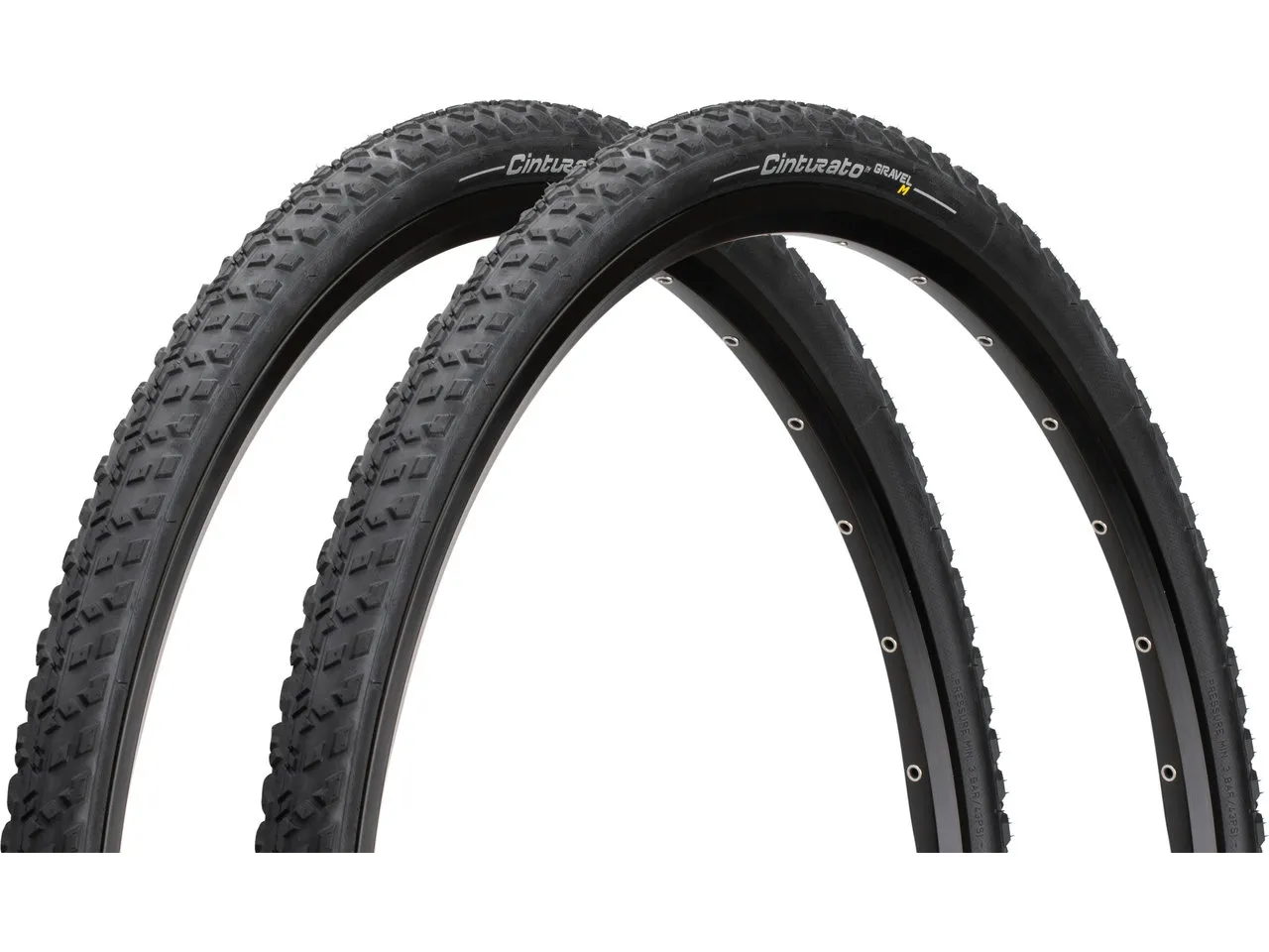 Pirelli Cinturato Gravel Mixed Terrain TLR 28" Faltreifen 2er-Set, Schwarz, 40-622 (700 x 40C) Pirelli Cinturato Gravel Mixed Terrain TLR 28" Faltreifen 2er-Set, Schwarz, 40-622 (700 x 40C)