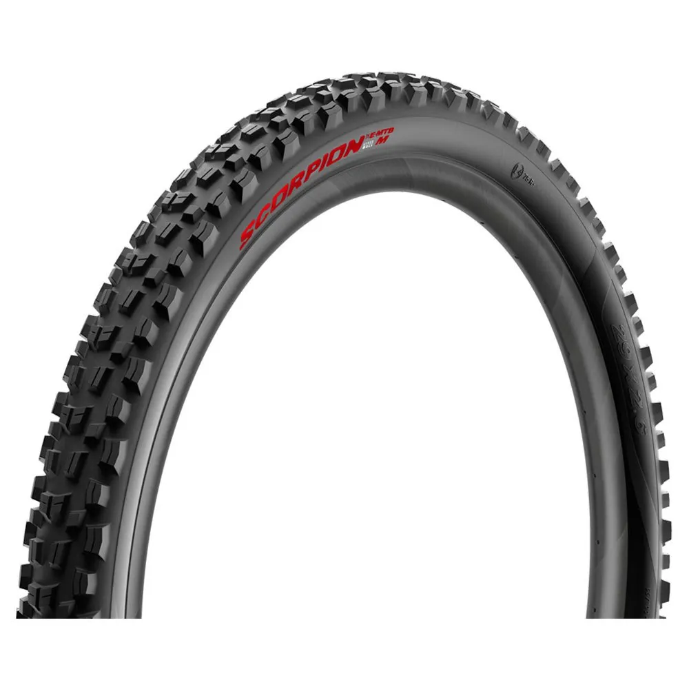 Pirelli Scorpion E-mtb M Hyperwall V2 27.5´´ X 2.6 Mtb-reifen, Black / red, 27.5" x 2.60 Pirelli Scorpion E-mtb M Hyperwall V2 27.5´´ X 2.6 Mtb-reifen, Black / red, 27.5" x 2.60