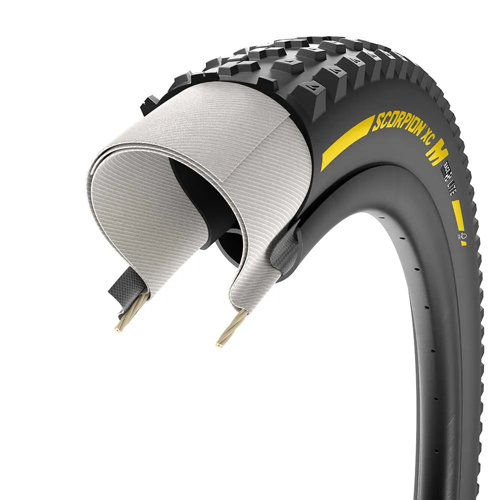 Pirelli Scorpion™ Race Xc M Lite Team Edition 120tpi Tubeless 29´´ X 2.4 Mtb-reifen, Black / yellow, 29" x 2.4