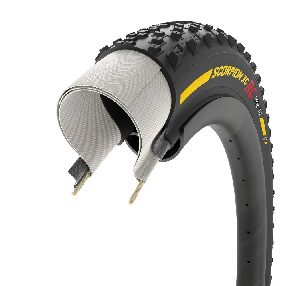 Pirelli Scorpion™ Race Xc Rc Lite Team Edition 120tpi Tubeless 29´´ X 2.4 Mtb-reifen, Black / yellow, 29" x 2.4 Pirelli Scorpion™ Race Xc Rc Lite Team Edition 120tpi Tubeless 29´´ X 2.4 Mtb-reifen, Black / yellow, 29" x 2.4