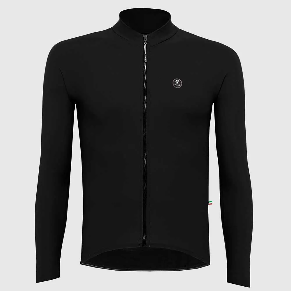 Pissei Invernale Primapelle Langarm-trikot, Black Pissei Invernale Primapelle Langarm-trikot, Black
