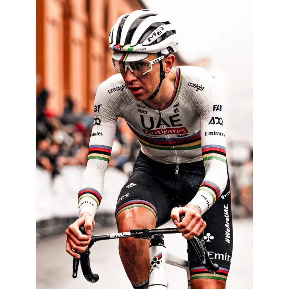 Pissei Replica World Champion Tadej Pogacar 2024 Uae Team Emirates Kurzarm-radtrikot Pissei Replica World Champion Tadej Pogacar 2024 Uae Team Emirates Kurzarm-radtrikot