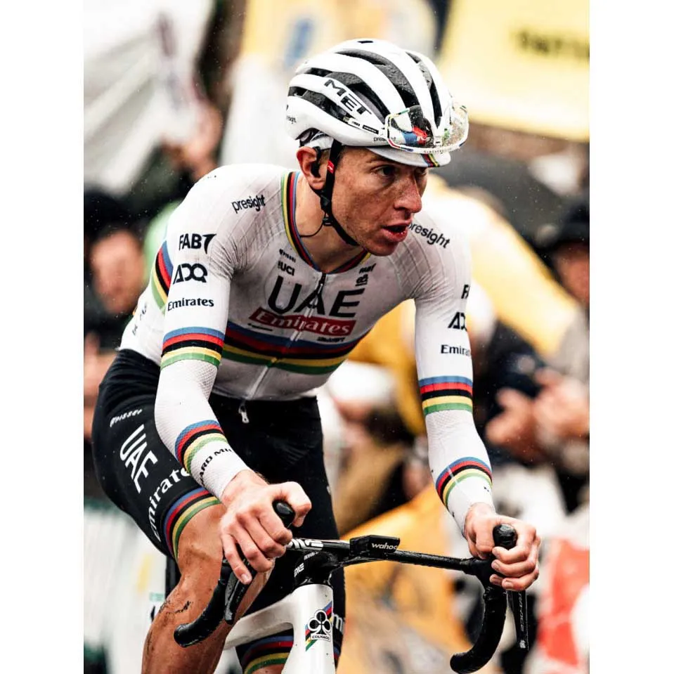 Pissei Replica World Champion Tadej Pogacar 2024 Uae Team Emirates Kurzarm-radtrikot Pissei Replica World Champion Tadej Pogacar 2024 Uae Team Emirates Kurzarm-radtrikot