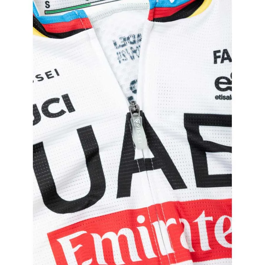 Pissei Replica World Champion Tadej Pogacar 2024 Uae Team Emirates Kurzarm-radtrikot Pissei Replica World Champion Tadej Pogacar 2024 Uae Team Emirates Kurzarm-radtrikot