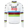 Pissei Winter World Champion Tadej Pogacar 2024 Uae Team Emirates Langarm-trikot, Tp24