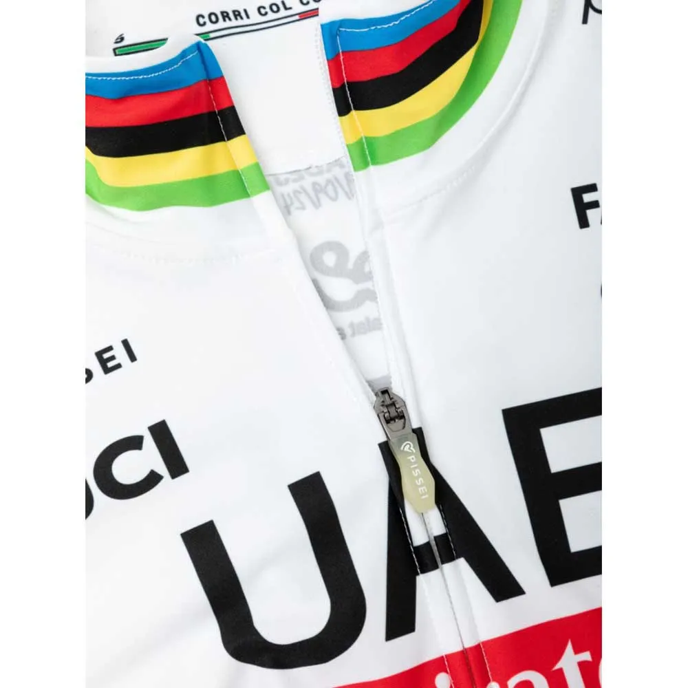 Pissei Winter World Champion Tadej Pogacar 2024 Uae Team Emirates Langarm-trikot, Tp24 Pissei Winter World Champion Tadej Pogacar 2024 Uae Team Emirates Langarm-trikot, Tp24