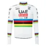 Pissei World Champion Tadej Pogacar 2025 Replica Langarm-trikot, Tadej pogacar 2025