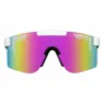 Pit Viper Originelle Sonnenbrillen The Miami Night Unisex, weiß, TU