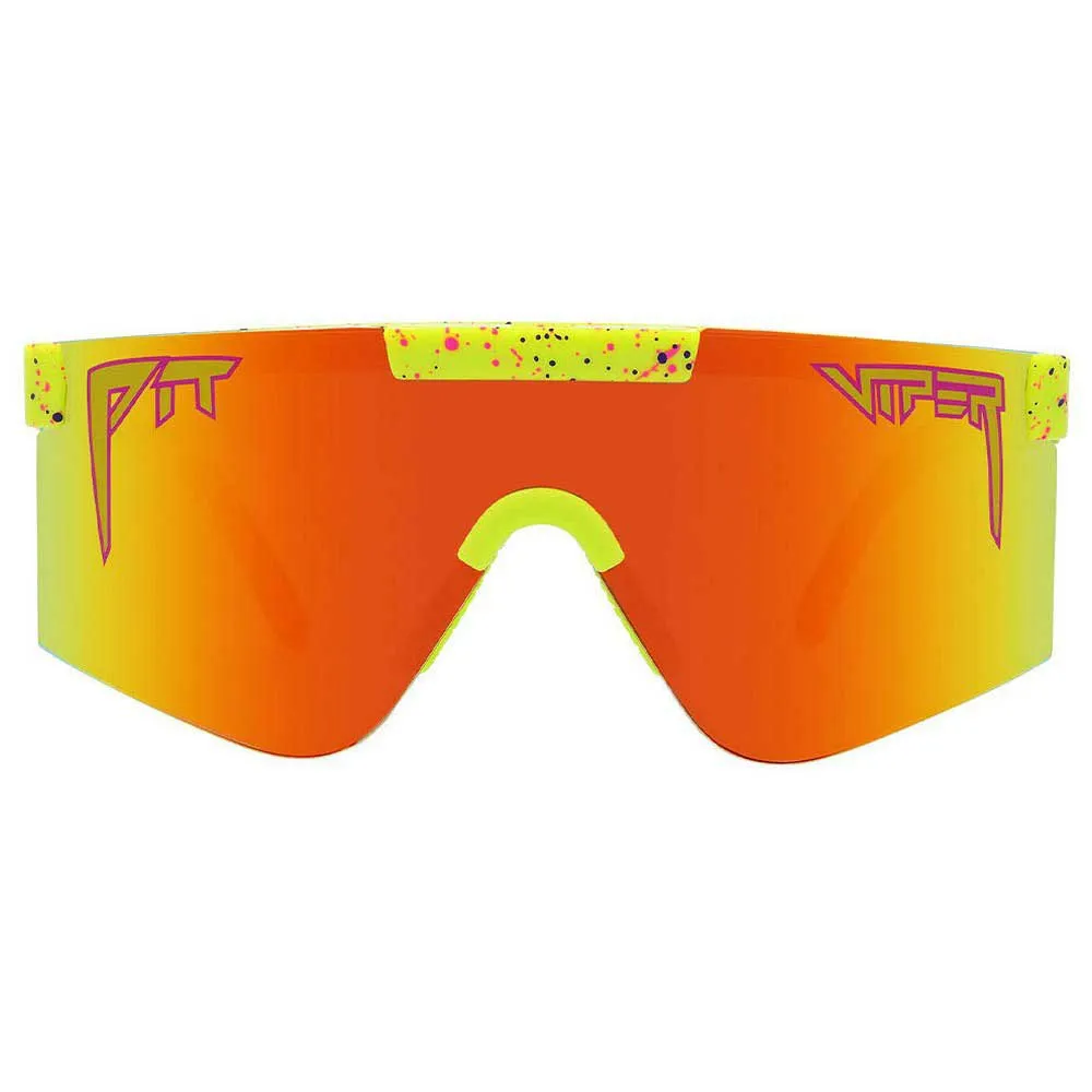 Pit Viper The 2000´s 1993 Sonnenbrille, Yellow, Rainbow Mirror/CAT3 Pit Viper The 2000´s 1993 Sonnenbrille, Yellow, Rainbow Mirror/CAT3