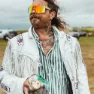 Pit Viper The 2000´s 1993 Sonnenbrille, Yellow, Rainbow Mirror/CAT3