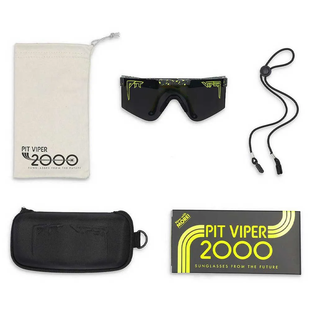 Pit Viper The 2000´s Cosmos Sonnenbrille, Black, Black Mirror/CAT3 Pit Viper The 2000´s Cosmos Sonnenbrille, Black, Black Mirror/CAT3