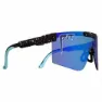 Pit Viper The 2000´s Hail Sagan Polarisierte Sonnenbrille, Black / turquoise, Blue Mirror/CAT3