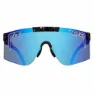 Pit Viper The 2000´s Hail Sagan Polarisierte Sonnenbrille, Black / turquoise, Blue Mirror/CAT3