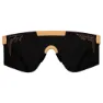 Pit Viper The 2000´s Sand Storm Z87 Sonnenbrille, Beige, Black Mirror/CAT3