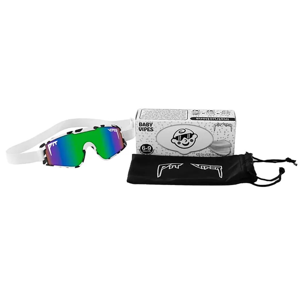 Pit Viper The Cowabunga Sonnenbrille, Blue-green revo polycarbonate monolens