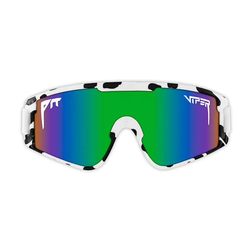 Pit Viper The Cowabunga Sonnenbrille, Blue-green revo polycarbonate monolens