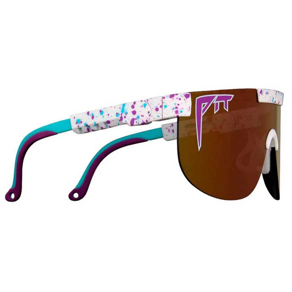 Pit Viper The Elipticals Jet Ski Sonnenbrille, White / turquoise, Rainbow Mirror/CAT3 Pit Viper The Elipticals Jet Ski Sonnenbrille, White / turquoise, Rainbow Mirror/CAT3