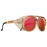 Pit Viper The Exciters Corduroy Sonnenbrille, Clear brown, Pink Mirror/CAT3